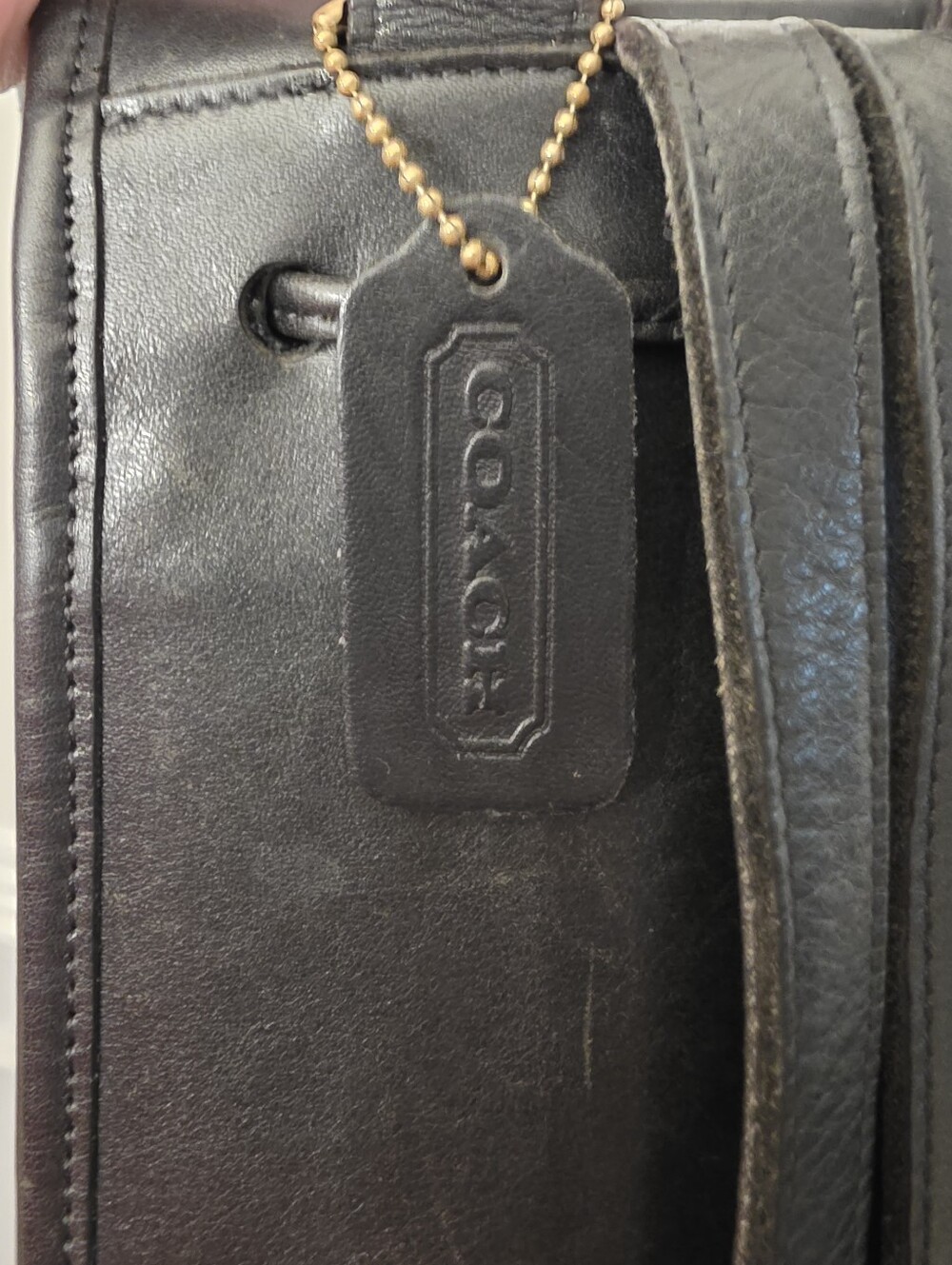 1999 Coach Daypack Backpack In Black 9960 - Picture 15 of 16